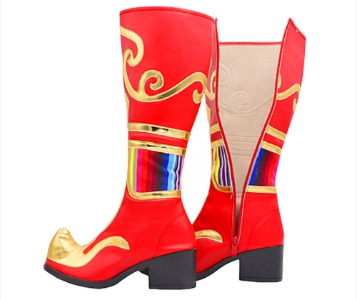 Этнические ботинки, высокие высокие сапоги, детская обувь подходит для мужчин и женщин, делается под заказ