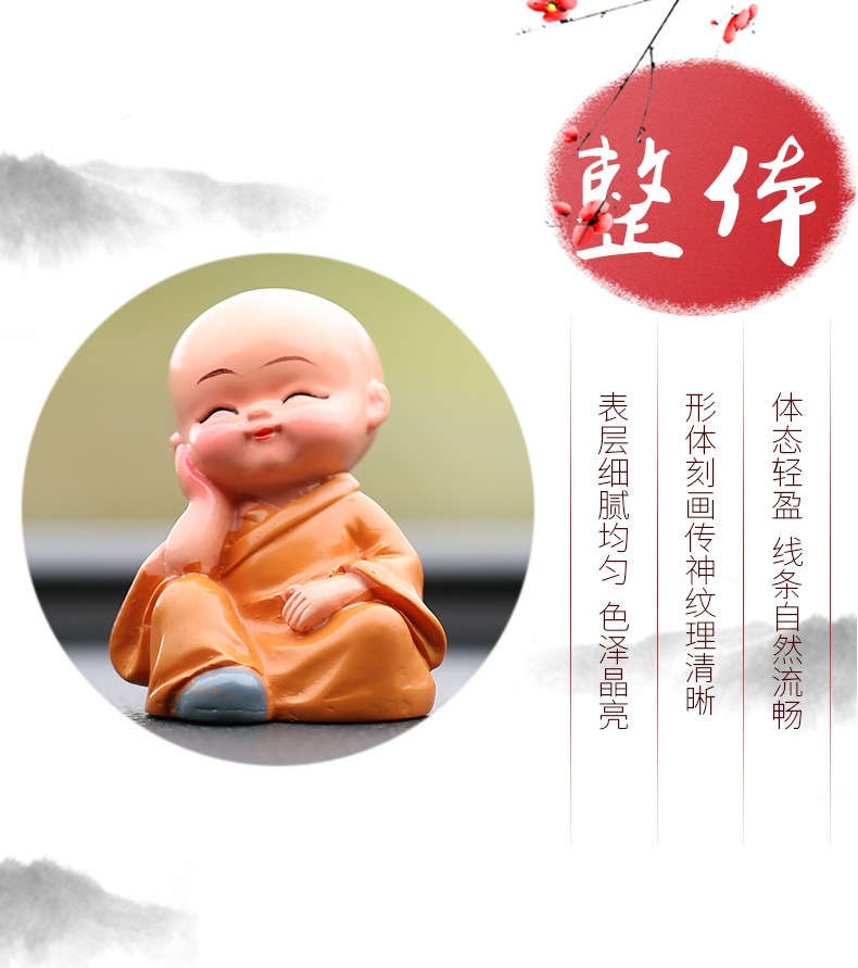 Trang trí xe cung cấp xe nhỏ búp bê dễ thương dễ thương phim hoạt hình mini vài búp bê gốm trang trí lắc đầu trang trí nội thất ô tô