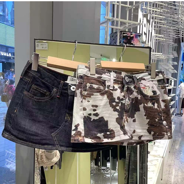 Bdg Contrast Color Stitching Multi-Pocket Casual Denim Short Skirt for Women 26 Spring/Summer Little Girl It Authentic National Brand Bdg Contrast Color Stitching Multi-Pocket Casual Denim Short Skirt for Women 26 Spring/Summer Little Girl It Authentic National Brand