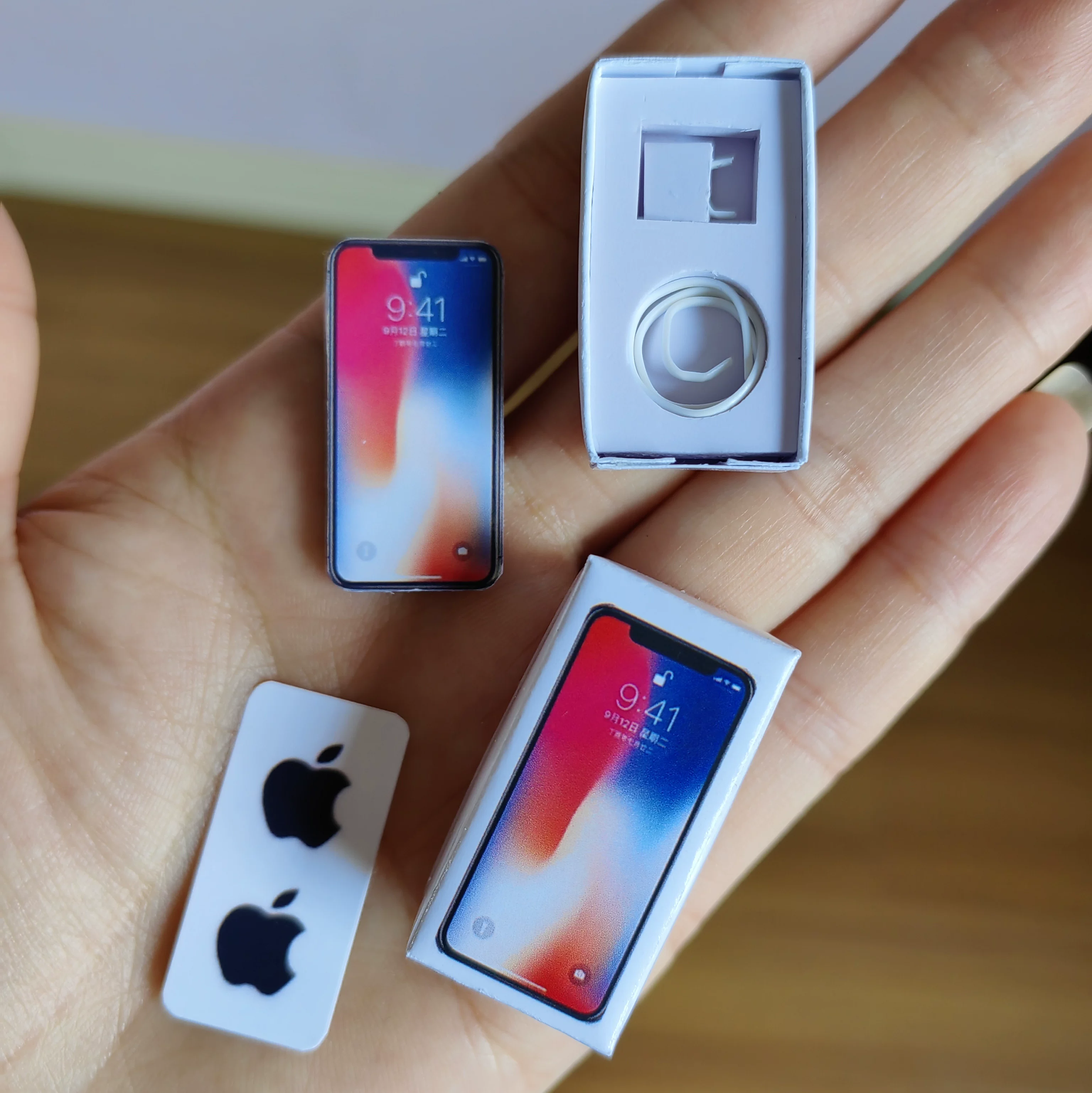 Small mobile phone, model, minifigure for adults, DIY