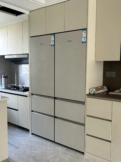 Casarte 386/400 Light Year White Clear Water Rock Far Mountain Green Dual Combination Zero-Insertion Refrigerator 400Wlci3M4Gdu