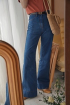 MMCC new 2022 spring 100 lap big leggings pants style jeans female loose horn display slim drag pants