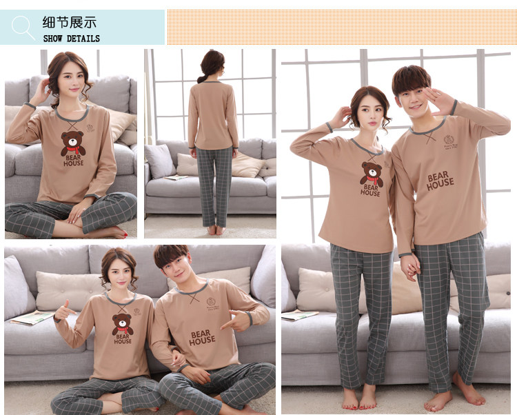 Pyjama mixte en Coton à manches longues - Ref 3005501 Image 10