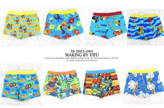 2-15 tuổi quần bơi trẻ em suối nước nóng đồ bơi cho trẻ sơ sinh áo tắm boxer lớn, trung bình và nhỏ quần bơi học sinh - Bộ đồ bơi của Kid