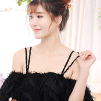 Princess Lace Crown Lace Double Parquet Sexy Underwear Bra Shoulder Strap Accessories Summer Invisible Exposed female