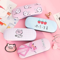  Household frame myopia glasses case ins wind classic girl forest creative portable cute hard ancient style