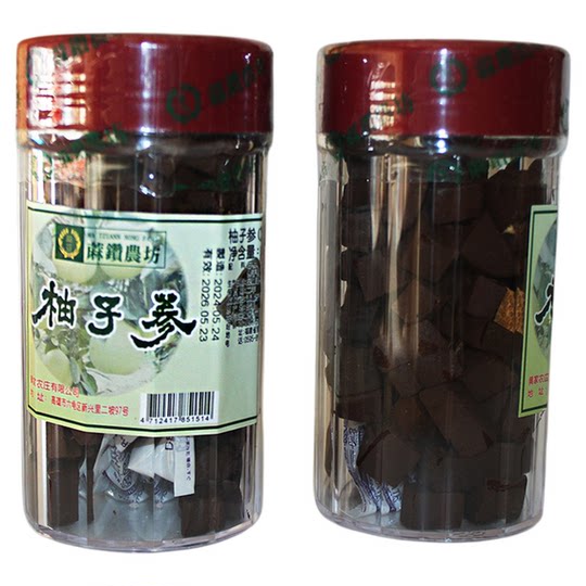 Тайваньская специальность: сушеный помело и женьшень Ma Zuan Farm, 240 г, выдержанный белый помело и женьшень, не «восемь бессмертных фруктов», консервированный помело