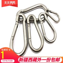 304 stainless steel standard spring buckle mountaineering insurance buckle spring hook gourd buckle M4M5M6M8M10M12