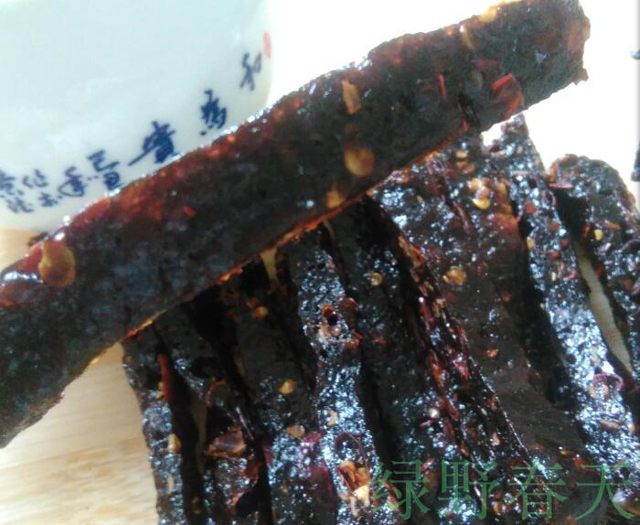 Jiangxi Shangrao specialty spicy dried eggplant strips have chewy farm homemade with 500 grams of dried pumpkin