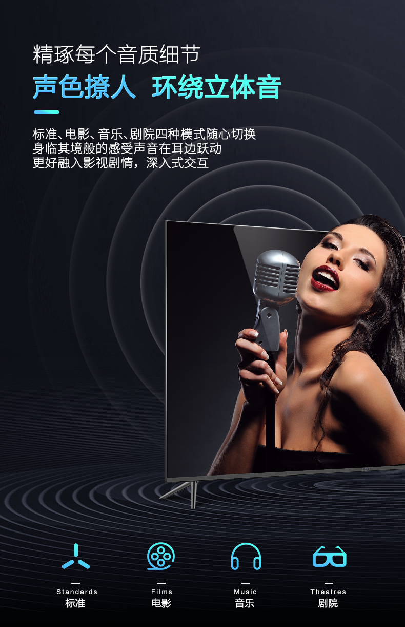 海尔 55英寸 4K全面屏LED平板电视 图11