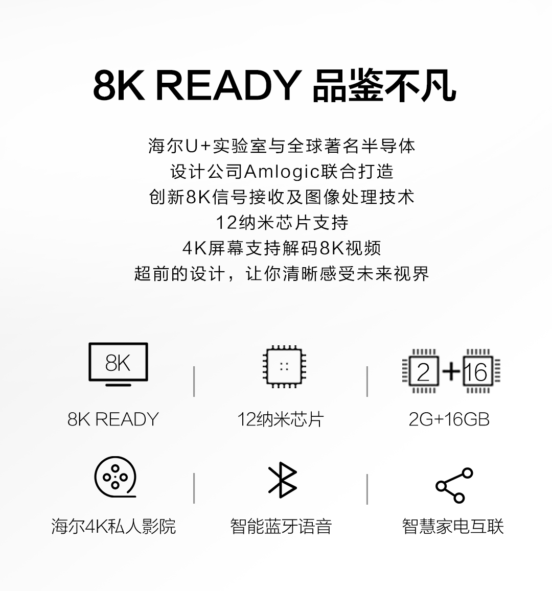 海尔 70英寸 4K超清语音智能电视 图3