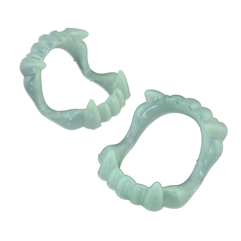Vampire denture luminous halloween dress up props horror zombie teeth false tiger teeth death braces sharp buck teeth