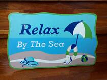 Foreign trade inventory handling clearly Description Marine wind dilapidated decoration painting a good holiday