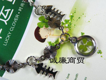 Europa Clover Series Round Metal Pendant Metal Bracelet OSL075JS29