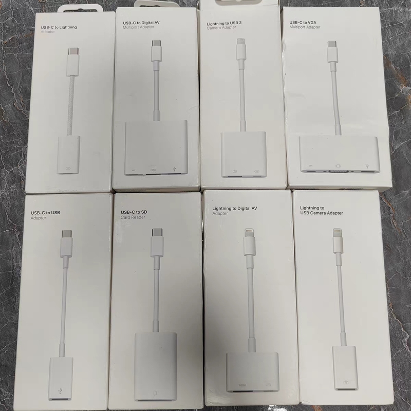 Apple Magbookpro to HDMI Hd Av Usb-C to Lightning to Sd 3.5 to L/C