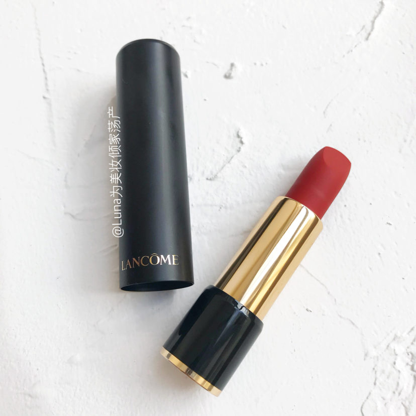 Spot Lancome / 兰蔻 Jingjing mờ son môi bóng vàng ống son 196 cinnabar cam củ cải - Son môi son black rouge màu đỏ đất