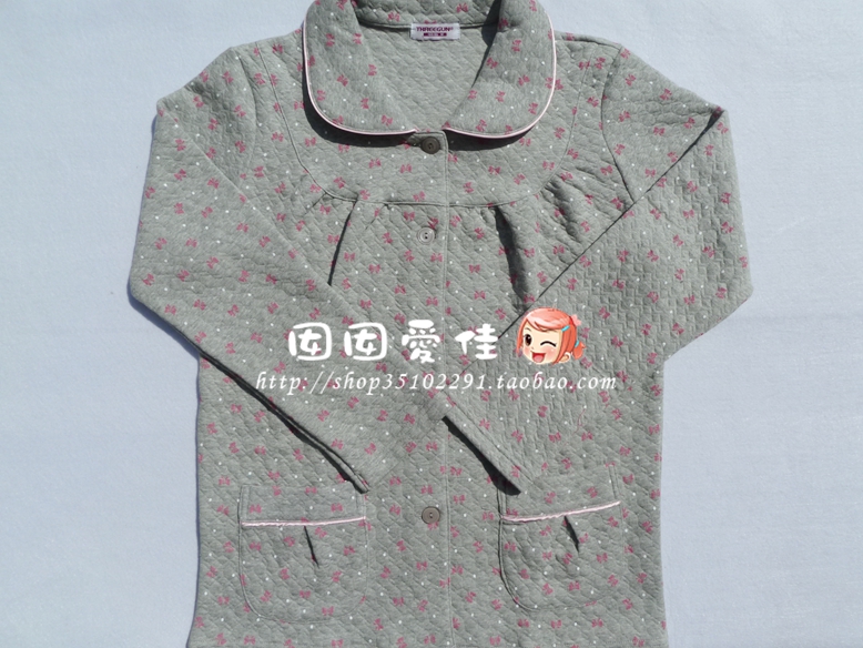81298D0 ba khẩu súng đồ ngủ của phụ nữ mùa đông ấm áp thẻ cotton quần dài tay Quần áo nữ phục vụ phù hợp giả 81458D0 shop đồ nữ