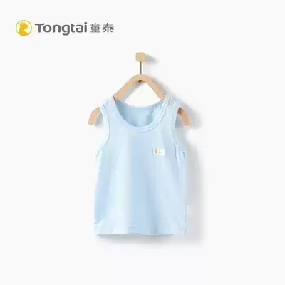 Tongtai 19 years summer new baby thin sleeveless vest jacket 3-18 months male and female baby belly vest