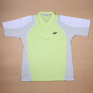 Special price YONEX 10073-281 white green turned over men's badminton shirt YY Yunicks jersey