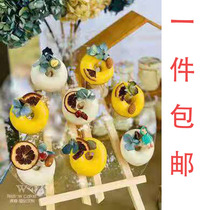 Donuts display stand acrylic wedding cold dinner banquet table ornaments custom bakery dessert table wooden stand