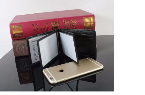 Apple chính hãng Nam và nữ gói giấy phép lái xe AC199292 / 199296 Chủ thẻ kinh doanh thời trang da túi đựng giấy tờ