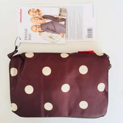 【 European Chef 】reisenthel Red/Black/Brown/polka Dot/Printed Portable Folding Rainproof backpack