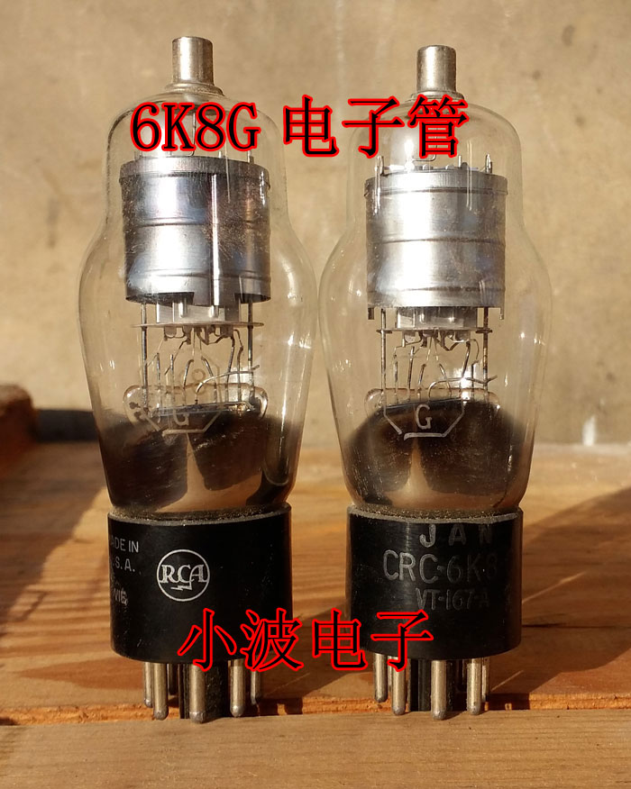 The brand new RCA 6K8G vacuum tube