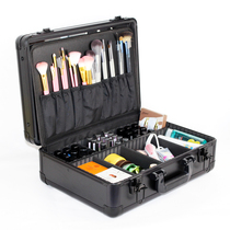 Cosmetic case with lamp large capacity makeup artist professional portable makeup box tattoo nail cosmetics storage toolbox