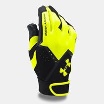 UNDER ARMOUR Undeniable sheepskin strike gloves black X fluorescent green