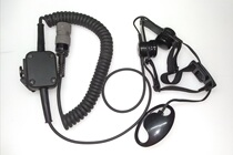 The original racal ptt complete re-engraved 1th generation laryngeal mi kit (combined with tri-throat microphone)