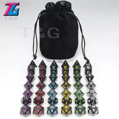 Multi-sided running group game Dice large color 20-sided wandering earth board game DND Monopoly flying chess accessories