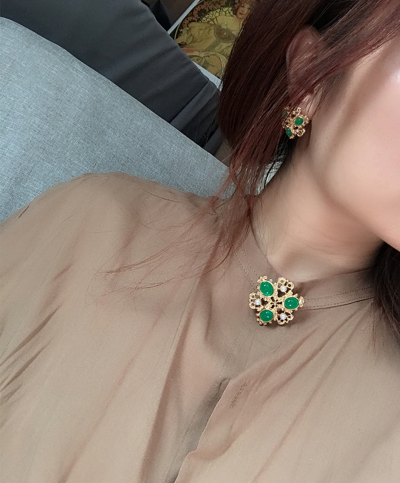 [Pembury] Nỗi nhớ ~ Trang sức ngọc trai Ngọc trai cổ điển Trâm cài vòng cổ cài tai Ear Ear Clip ghim cài áo sơ mi nam