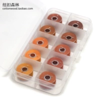 Deep Orange Box 10 Colors