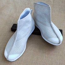 New old Beijing cloth shoes mens and womens handmade melaleuca bottom spring and summer cotton and linen booties Chinese national style Hanfu soap boots