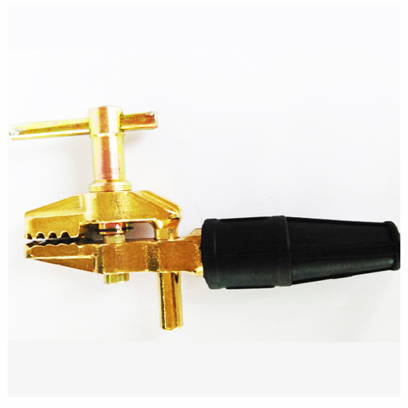 All copper grounding clamp DJ600A welding clamp pure copper crocodile grounding wire clamp submerged arc welding electromechanical slag pressure welding wire clamp