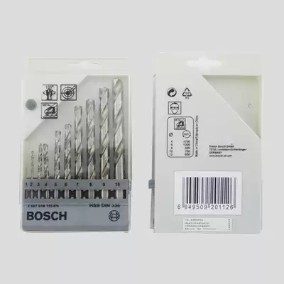 Original Bosch set high speed net twist drill bit 10 packs 1-10mm