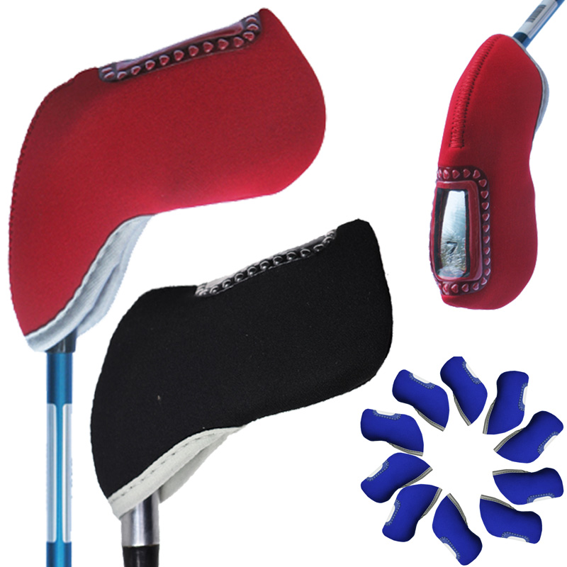 golf rod cover iron rod cover golf window ball cover protective cover golf cap 10 sets