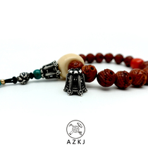 With non - door S925 pure silver lotus bottle of Buddha head pinched filament pile of beads delicately rejuvenated Tibetan old foddy