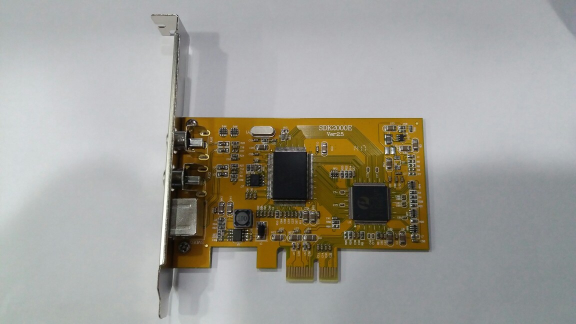 Haihua SDK2000PCI-E video capture card monitoring card 878A chip for parking lot medical