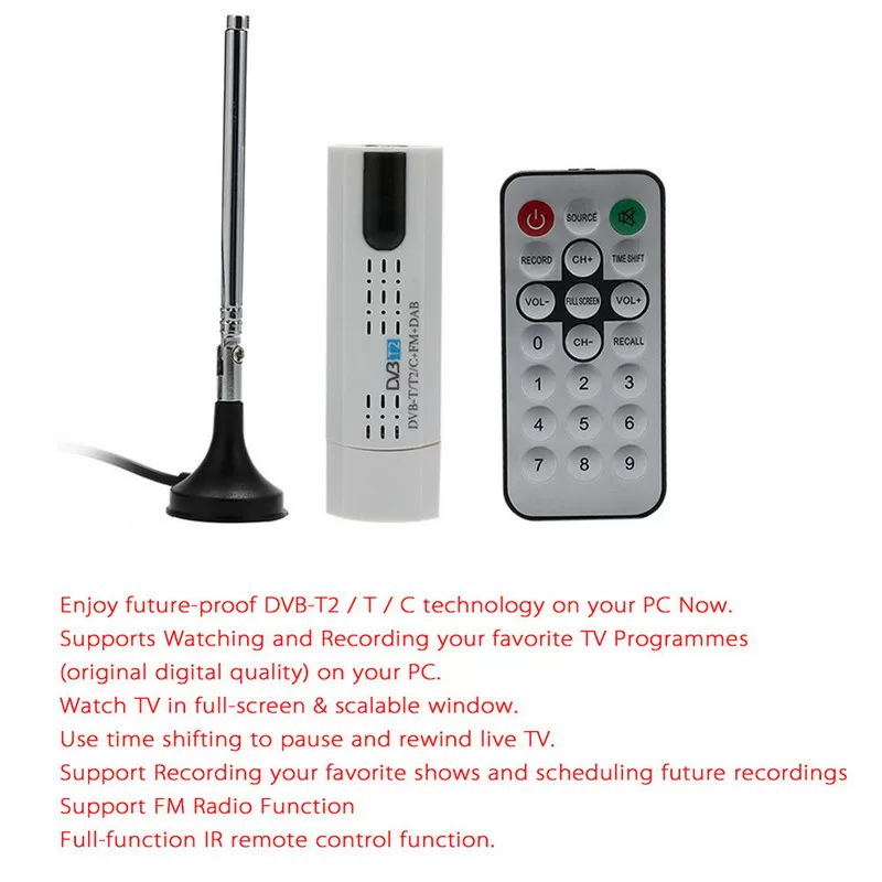 Картридер/приставка Jiamei TV Box Digitaldvb-T2/T DVB-C ТВ тюнер USB-приемник