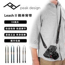  Peak Design Peak LeashII SLR Micro Single Camera Quick Shooter Strap Oblique Cross Decompression Shoulder strap Halter Neck