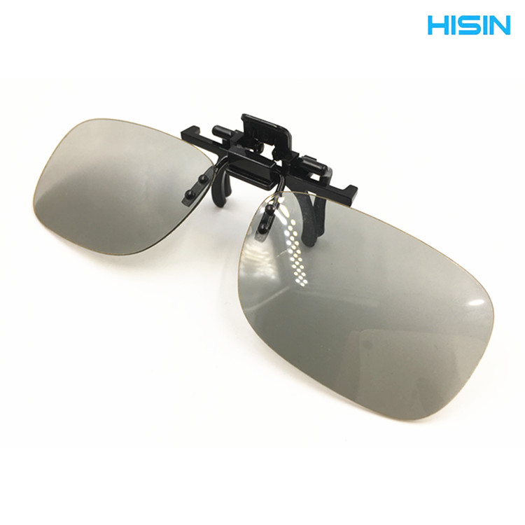 Clip 3D glasses 3D hanging clip passive circular polarization REALD China giant screen 3D stereo cinema myopia is available