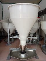 Fattening wet and dry material tank Pig food tank Pig material tank Stainless steel feeder Fattening pig material tank