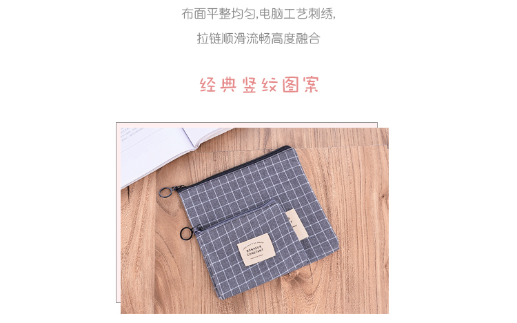 Sáng tạo ví nhỏ nữ mini canvas nghệ thuật nhỏ sinh viên tươi xu túi túi dây kéo dài và ngắn túi lưu trữ ngắn ví cầm tay nữ mini