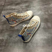 Leap womens shoes high canvas shoes women wild 2020 Autumn and Winter new student shoes Childrens ins tide board shoes women
