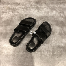 Seven 2022 new slippers women summer wear fashion Joker ulzzang sandals women flat bottom Hong Kong style Harajuku
