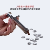 Керамическая соковыжималка для грязи, нержавеющая детская мягкая керамика ручной работы, инструменты для изготовления глиняной скульптуры, ручная полоска грязи, соковыжималка для грязи