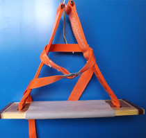 Falling seat belt skateboard seat plate thickening and widening exterior wall cleaning high-altitude operation safety rope hanging plate safety seat plate