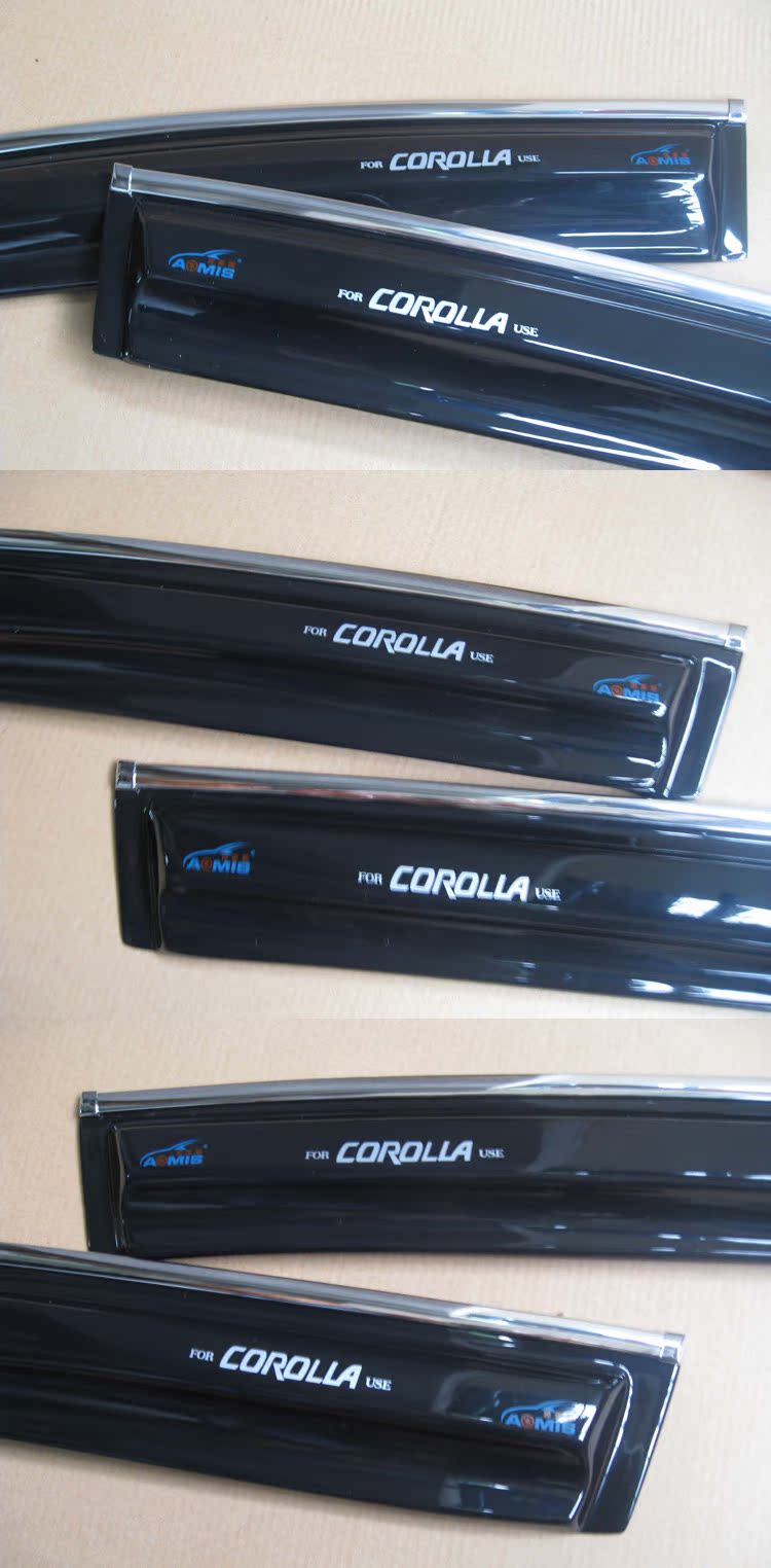 Ome Corolla damper Corolla lông mày Corolla visor với dải sáng dày vô hạn miếng dán chống mờ gương