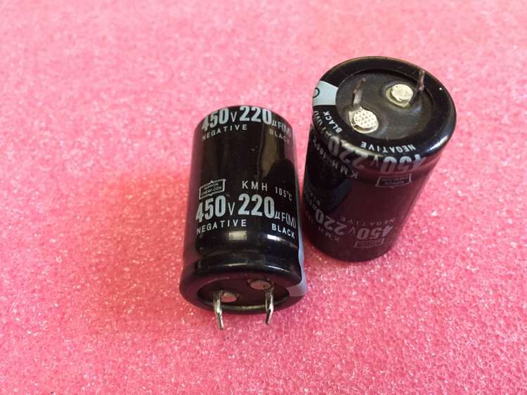 Original IMPORTED BLACK DIAMOND ELECTROLYTIC CAPACITOR 450V220UF 400V220UF VOLUME MULTIPLE CHOICE